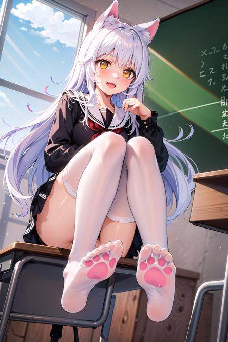 Cat Paw Thighhighs/Pantyhose by Lypt0x on Tensor.Art