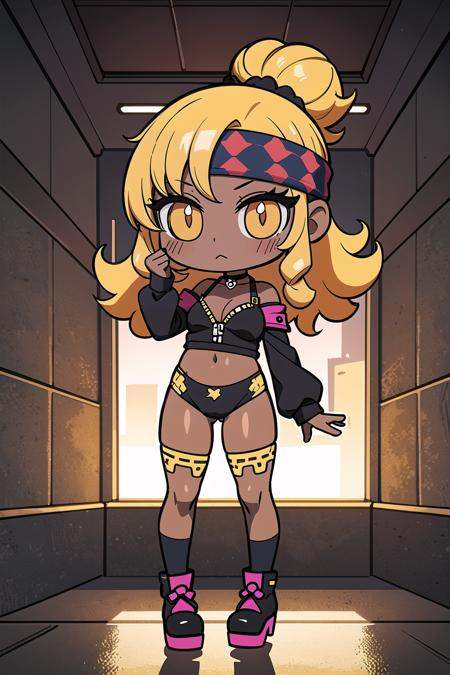 epic,  illustration,  punk rocker girl on Tensor.Art
