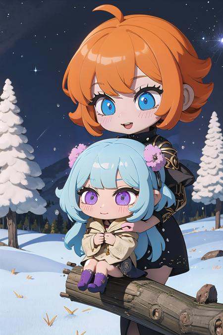 multiple girls,  ,  epic on Tensor.Art