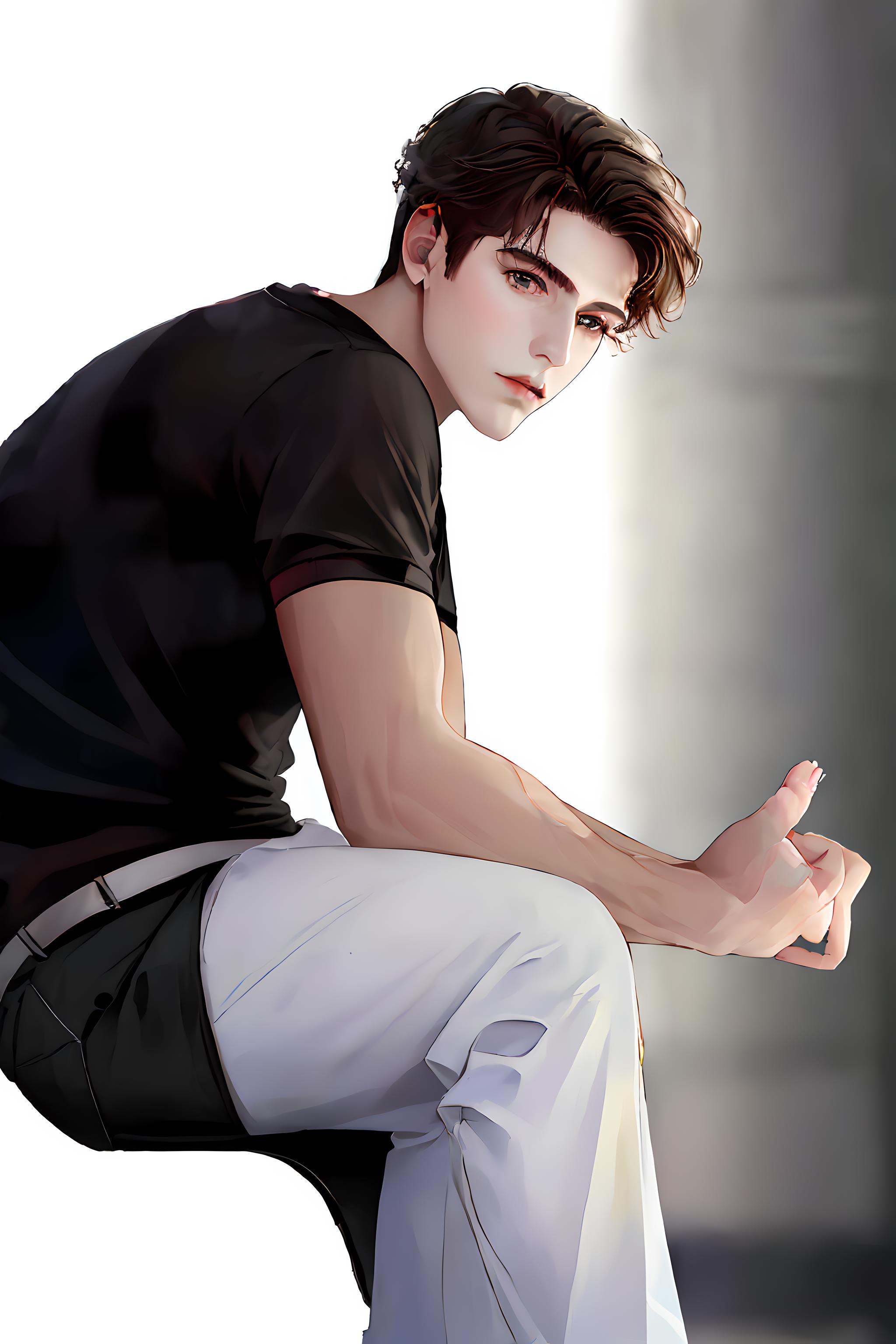 CGhandsomeboy02sw,  1boy,  sportswear on Tensor.Art