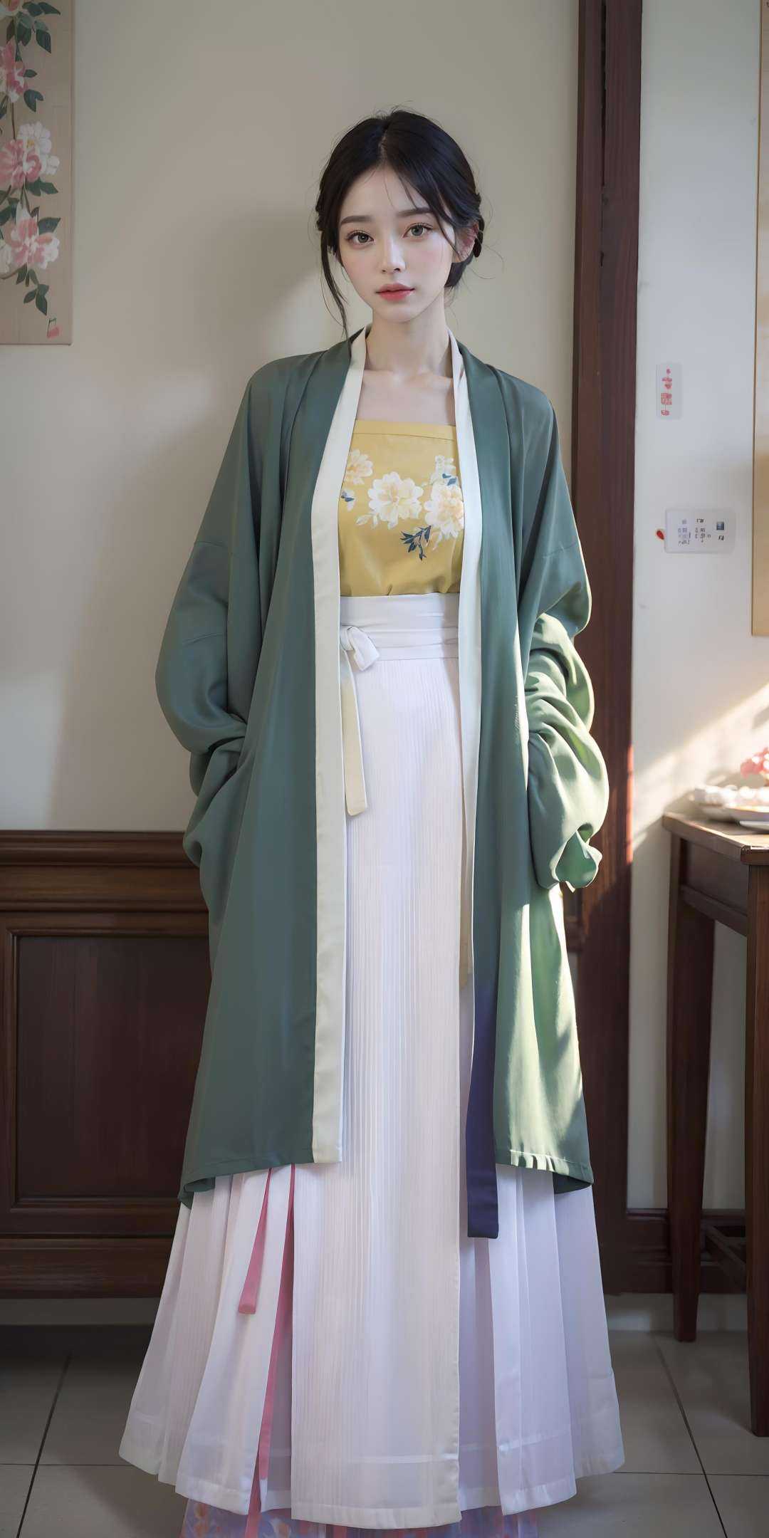 (hanfu),  (pink/yellow/green/purple/blue/red/white/black shirt),  (pink/yellow/green/blue/red/white/black long skirt) on T...