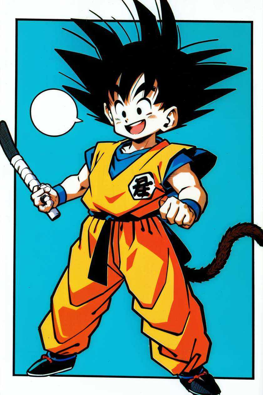 toriyama akira,  1boy,  son goku on Tensor.Art