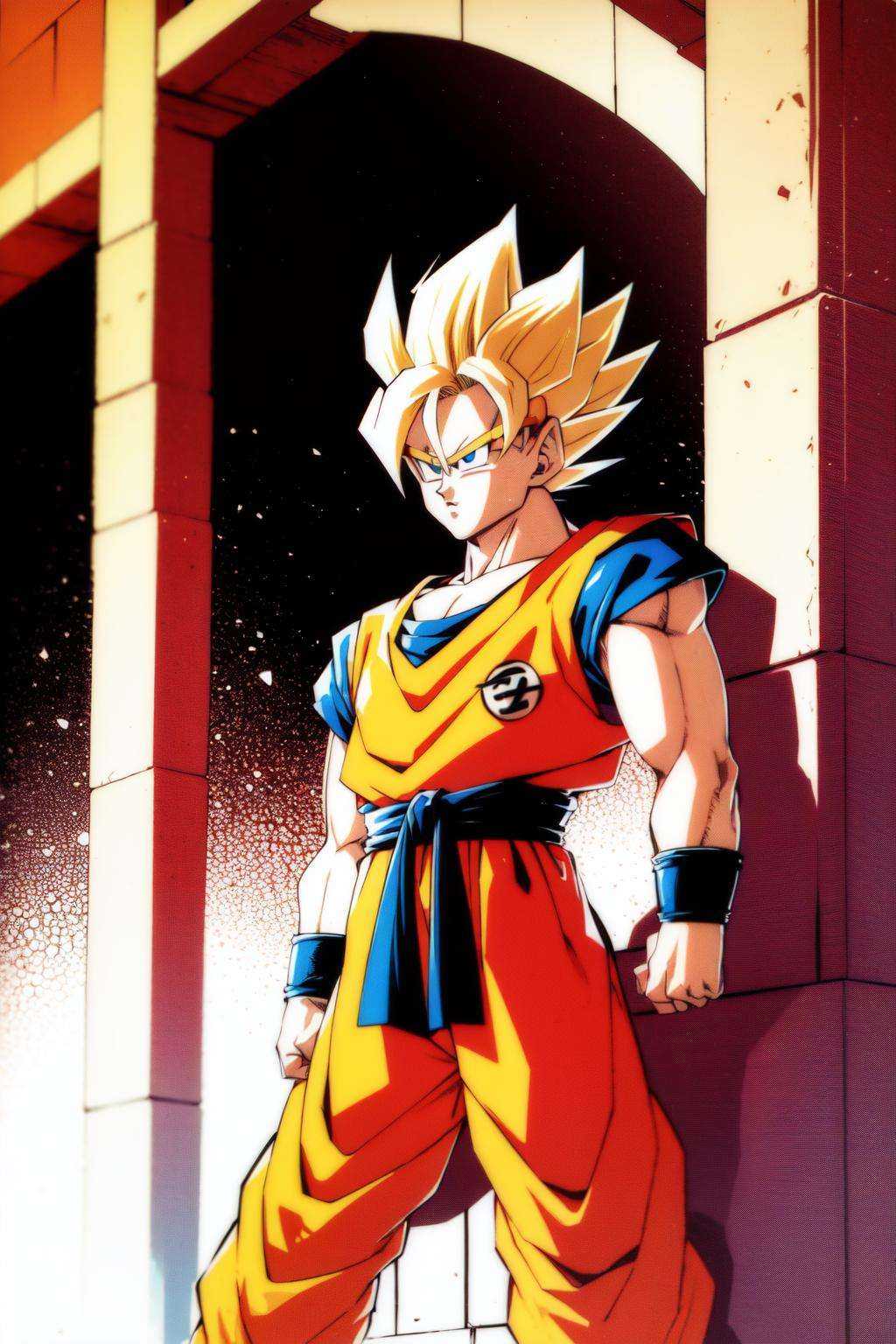 toriyama akira,  1boy,  blonde hair on Tensor.Art