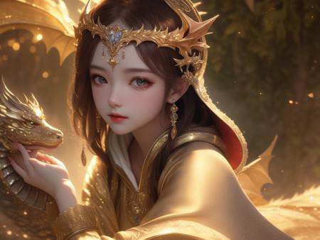 ((masterpiece)),(((best quality))),illustration,1 girl,mature female,small breast,beautiful detailed eyes,long sleeves, hoodie,frills, extremely detailed CG unity 8k wallpaper, Loong, dragon background, loong background, game cg, depth of field, Cape hood<lora:Dream:0.65>