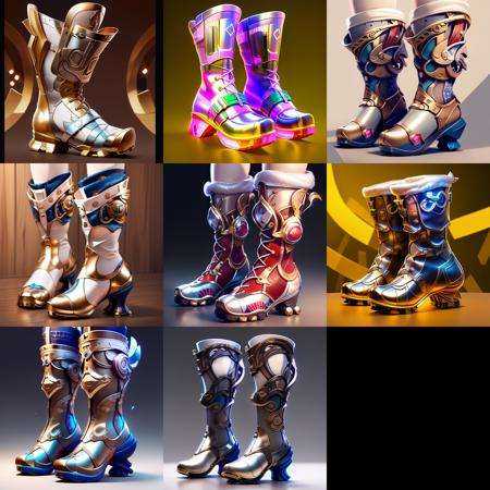 masterpiece,best quality,ultra-detailed,masterpieces, game icon institute, a pair of blue boots, Christmas, bell, plush, Game Icon Institute, reasonable structure, high definition,HD,Transparent background, 3D rendering 2D, Blender cycle, Volume light,No human, objectification, fantasy <lora:game icon institute-xuezi:0.8>
