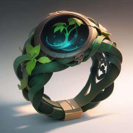 A ring made of vines, flowers, reasonable structure, high-definition, game icons, Chinese patterns,Chinoiserie, (2d), black background <lora:戒指:1>