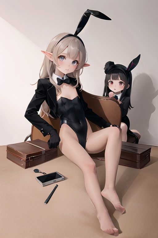 loli,  petety,  petite playboy bunny girl on Tensor.Art