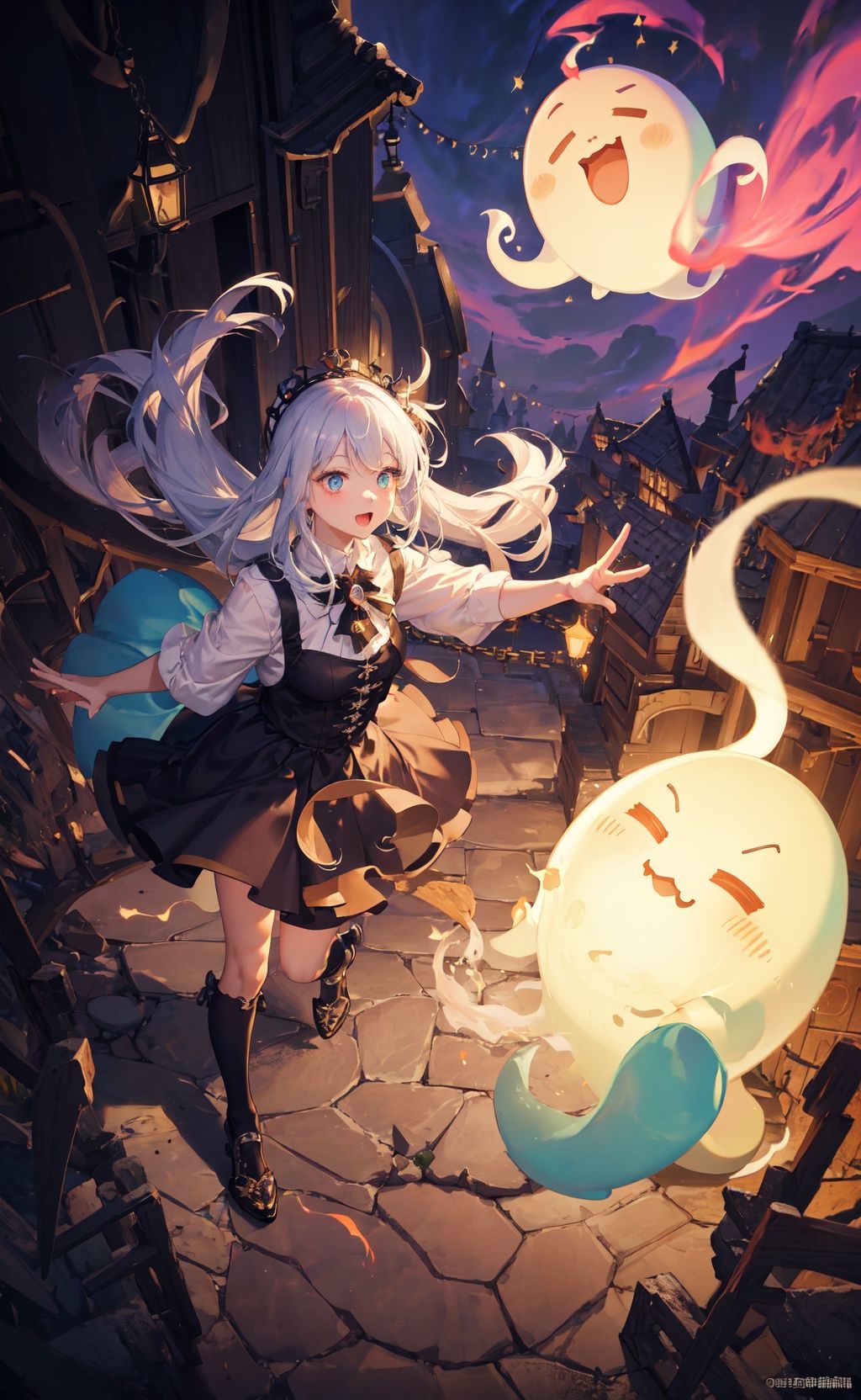 masterpiece,  best quality,  haunted theme park on Tensor.Art
