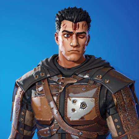 portrait of guts \(berserk\),  1boy,  male focus on Tensor.Art