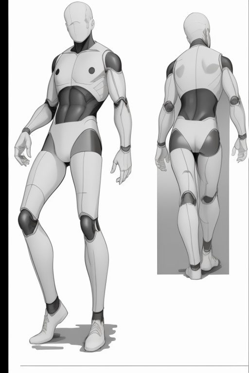 model man,  monochrome,  greyscale on Tensor.Art