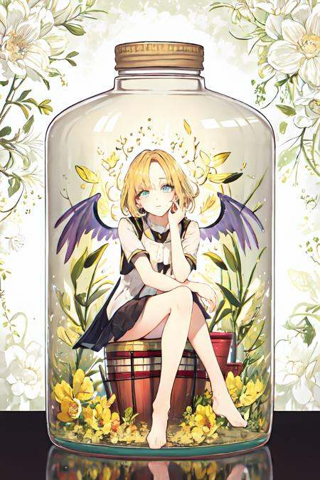 phgls,  /bottle,  in container on Tensor.Art