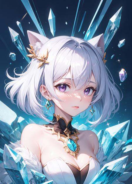 1girl,  phgems,  crystal on Tensor.Art