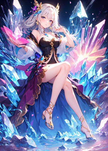 1girl,  phgems,  crystal on Tensor.Art
