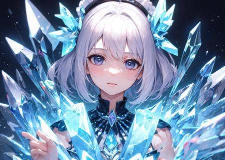 1girl,  phgems,  crystal on Tensor.Art