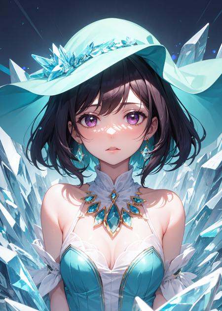 1girl,  phgems,  crystal on Tensor.Art