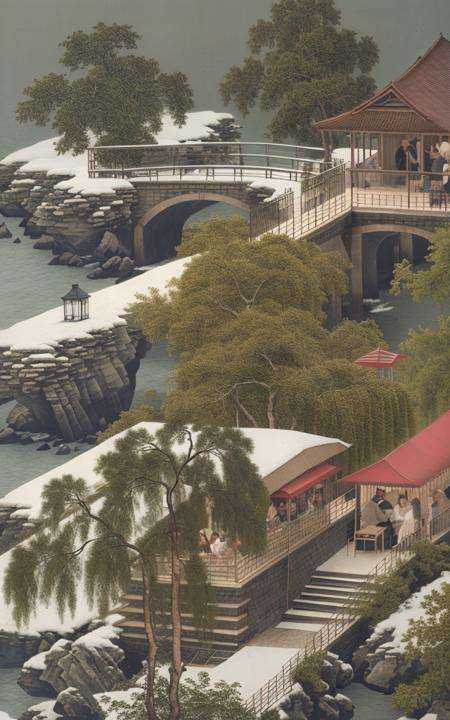 scenery, tree, city, building, bridge, outdoors, cityscape<lora:song2:1>