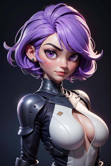 3dmm style,  a nude portrait of a giant [seductress|babe] ,  science fiction on Tensor.Art