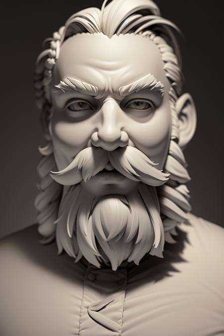 Gray clay style,  (masterpiece,  best quality) on Tensor.Art