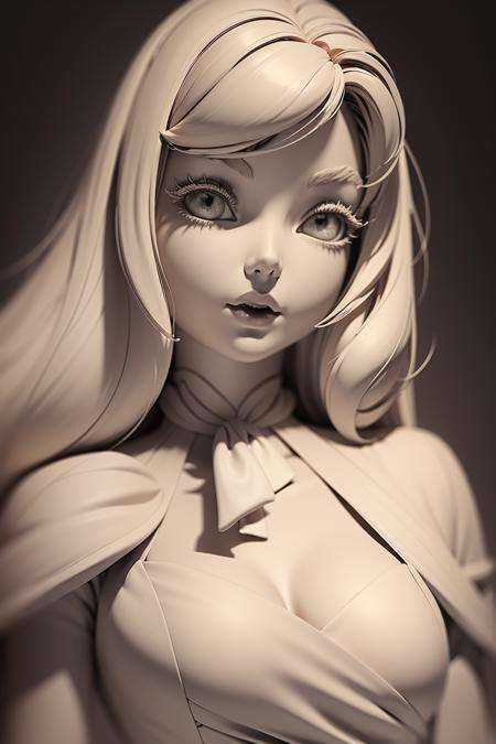 Gray clay style,  (masterpiece,  top quality on Tensor.Art