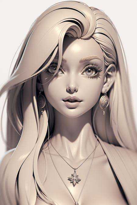 Gray clay style,  (masterpiece,  best quality) on Tensor.Art