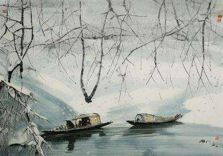 wyy style,  A painting about the scenery of Winter scenery,  A picture on Tensor.Art