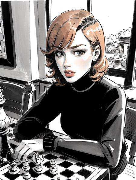 inksketch,  (masterpiece,  top quality on Tensor.Art