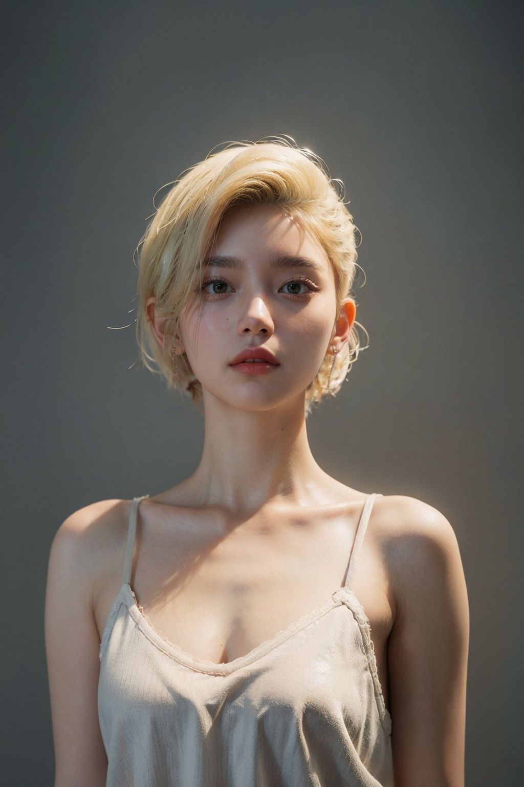a 20 yo woman,  blonde, on Tensor.Art