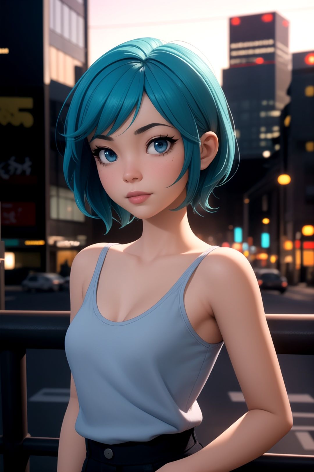 centered,  award winning medium shot portrait,  (game cg on Tensor.Art