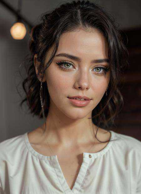 RAW Photo,  professional color graded,  BREAK portrait photograph of girl Adr1anaCh3chik on Tensor.Art