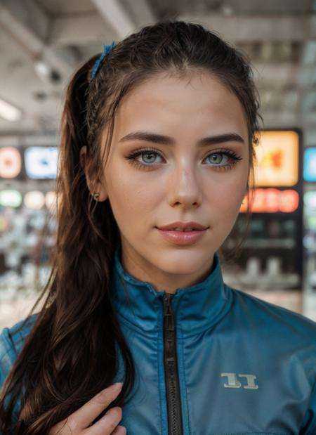 RAW Photo,  professional color graded,  BREAK portrait photograph of girl Adr1anaCh3chik on Tensor.Art