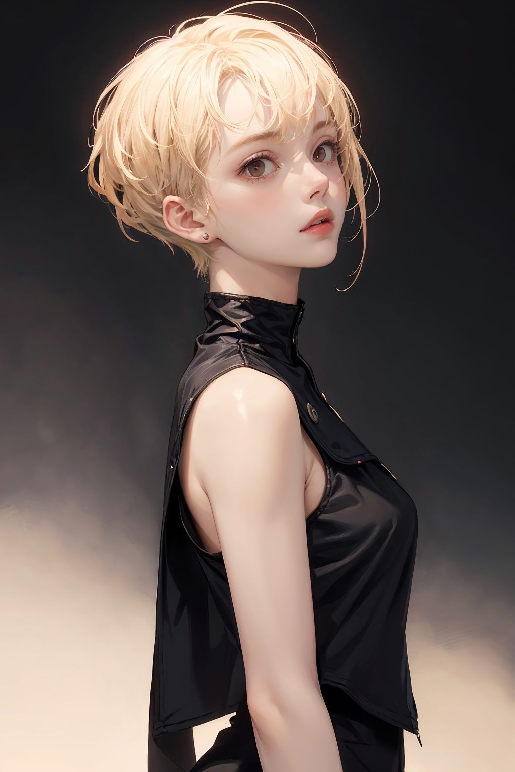 a 20 yo woman,  blonde, on Tensor.Art