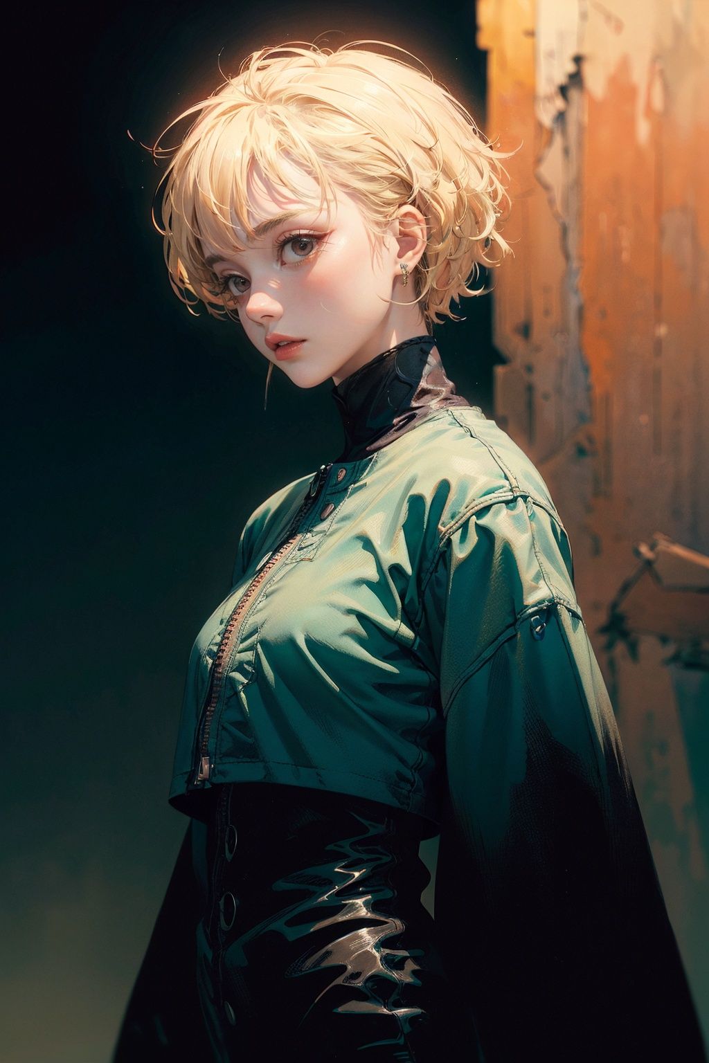 a 20 yo woman,  blonde, on Tensor.Art