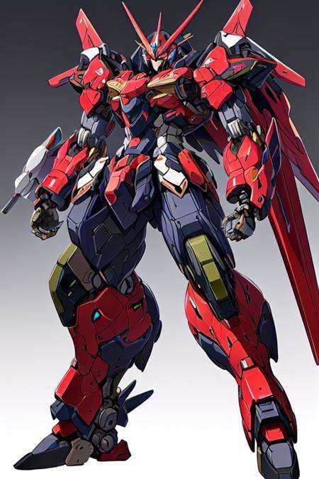 ((masterpiece)),(RRS), a (((mecha))) with sleek and menacing design, glowing eyes, full body, highly detailed, (military parts), mechanical parts, robot joints,<lora:srd_v2:0.6>