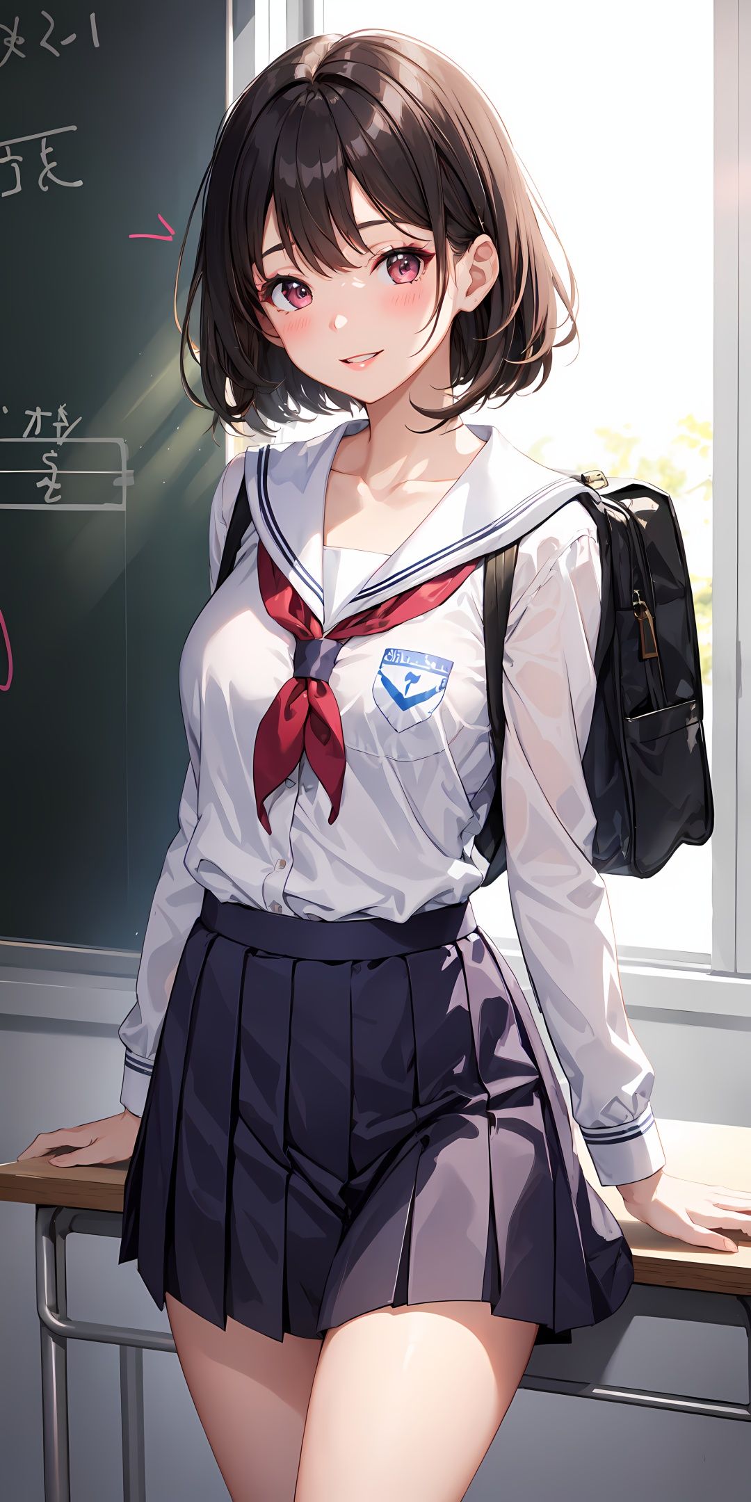 1girl,  parted lips,  blush on Tensor.Art