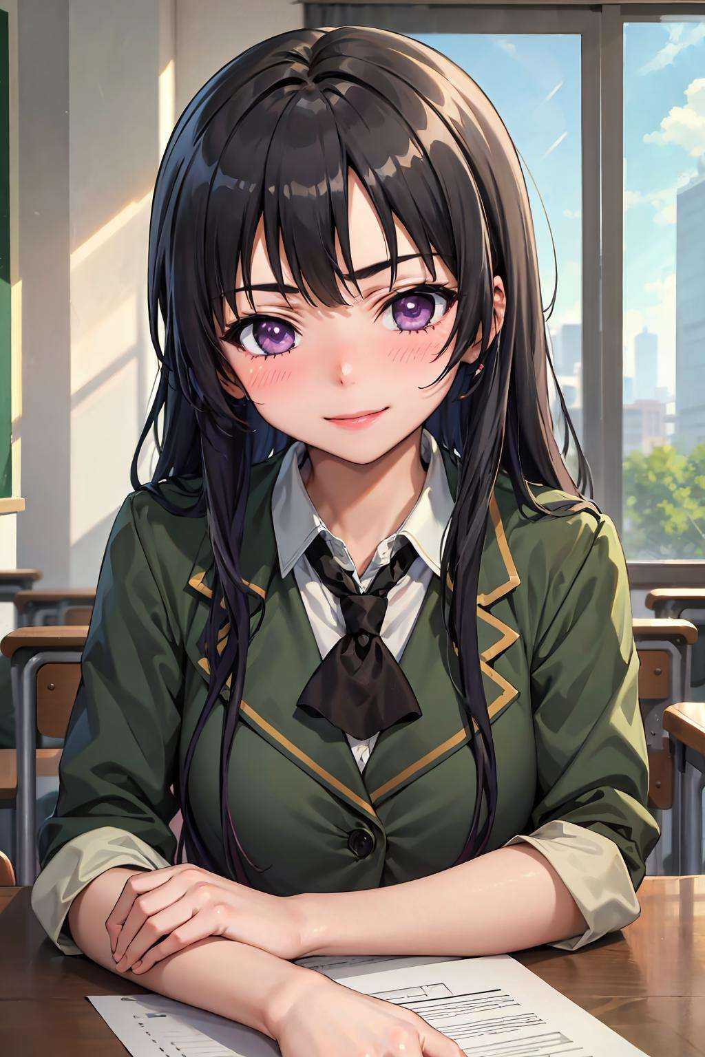 portrait,  1girl,  mikazuki yozora on Tensor.Art