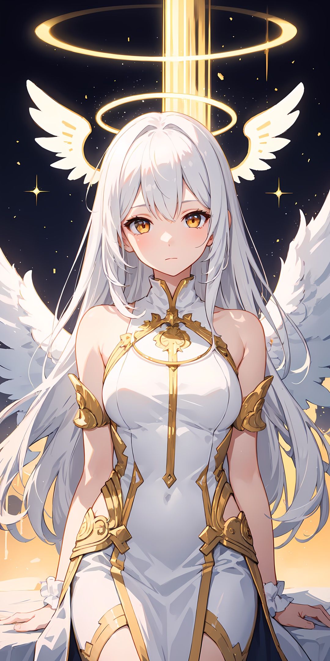 ****,  illustration,  heaven background on Tensor.Art