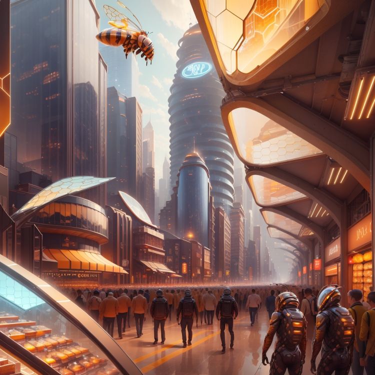 Honey tech - World Morph by Navimixu on Tensor.Art