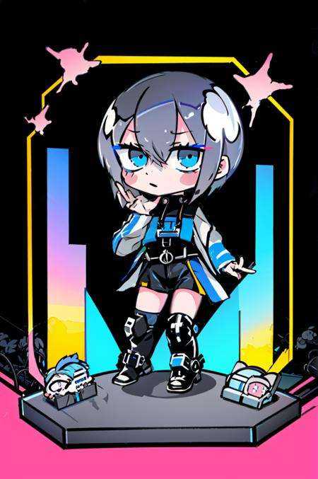 original outfits,  black hair ,  black short by L_A_X on Tensor.Art