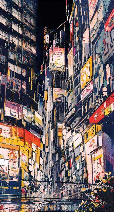 [LoRa] Swatches Neon / 色塊ネオン Concept (With multires noise version) by L_A_X on Tensor.Art