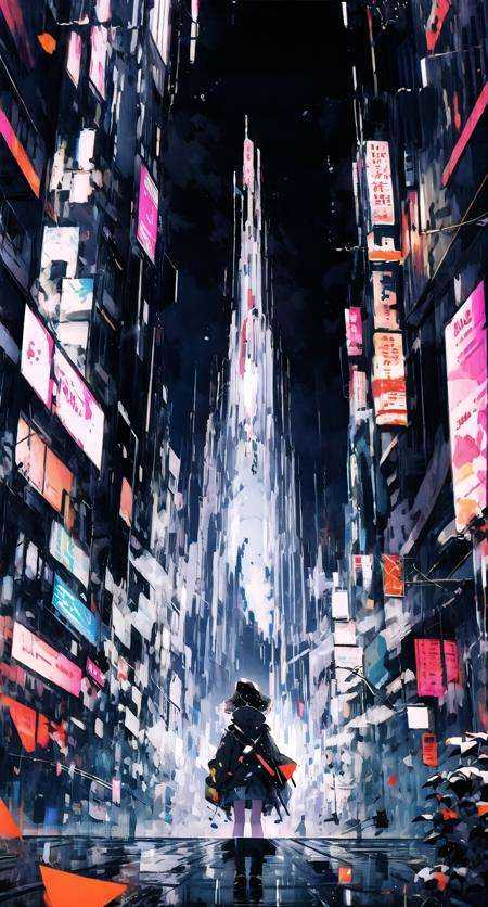[LoRa] Swatches Neon / 色塊ネオン Concept (With multires noise version) by L_A_X on Tensor.Art
