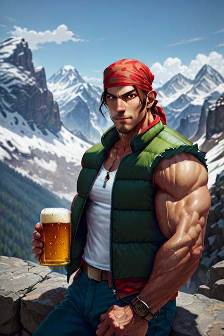 ralfKOF ,  1guy,  red bandana on Tensor.Art