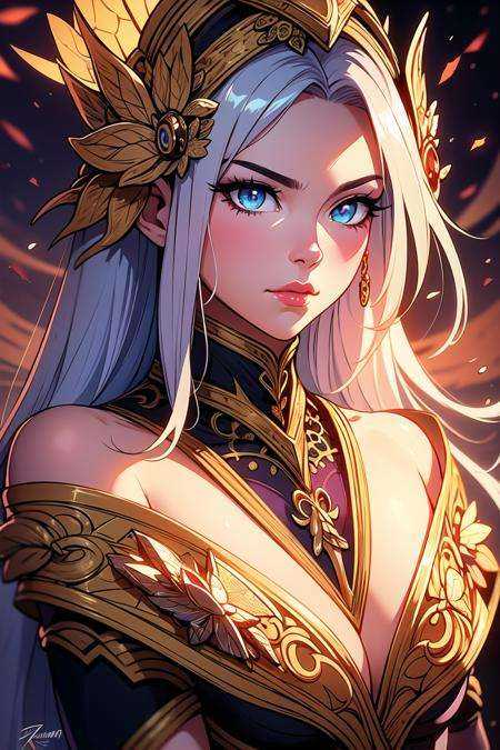 RAW photo, Masterpiece, 8k uhd, dslr, soft lighting, 8k portrait of beautiful, intricate, elegant, highly detailed (fantasy creature:1.3), majestic digital photography art by artgerm and ruan jia and greg rutkowski surreal painting gold butterfly filigree with broken glass (masterpiece:1.2), sidelighting and finely detailed beautiful eyes (hdr:1.2)
