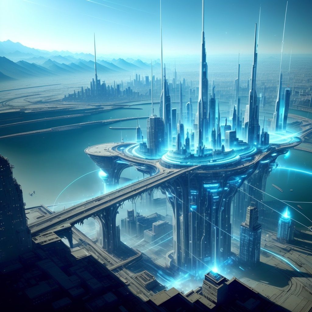AntiTech,  pure energy,  city by Navimixu on Tensor.Art
