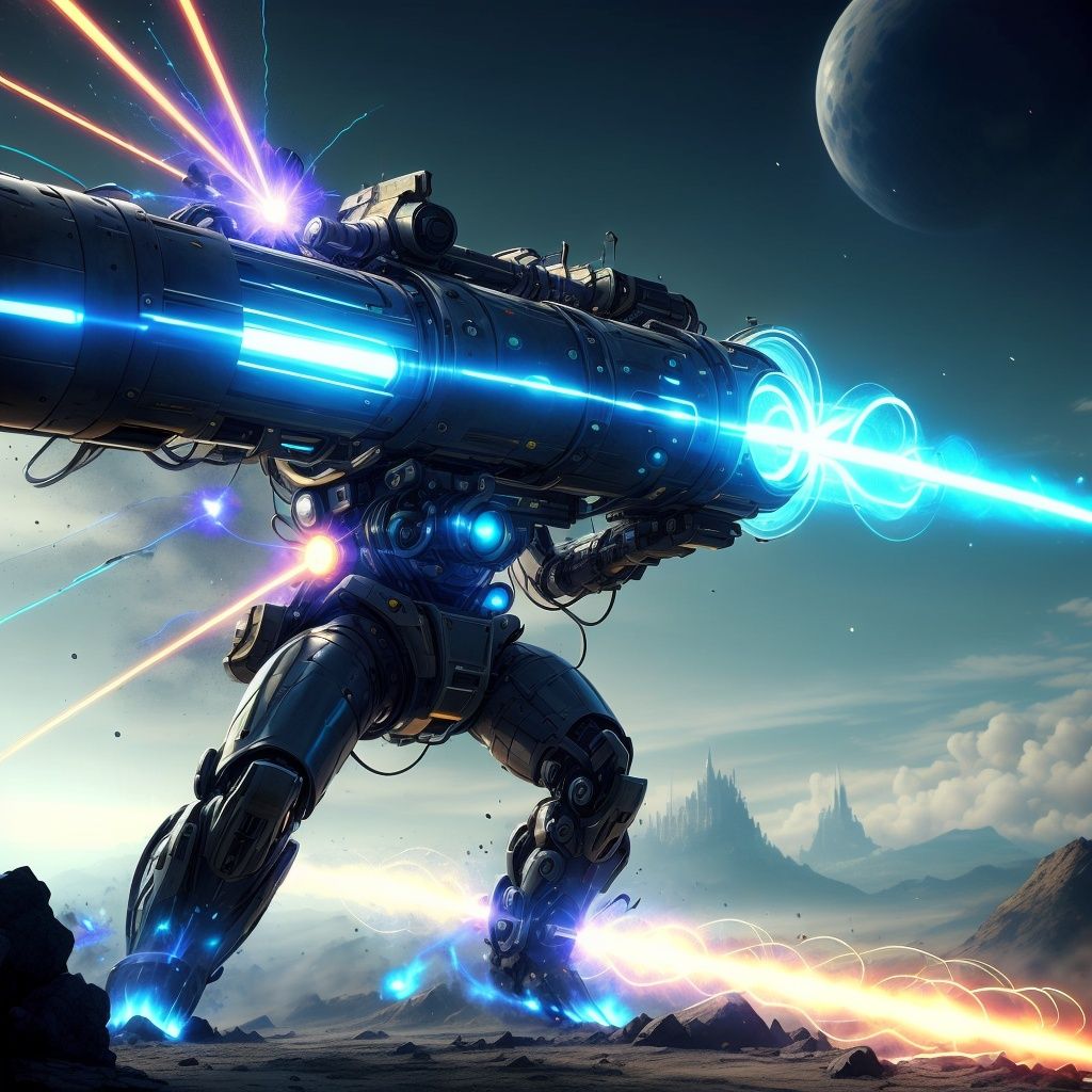 AntiTech,  pure energy,  laser cannon by Navimixu on Tensor.Art