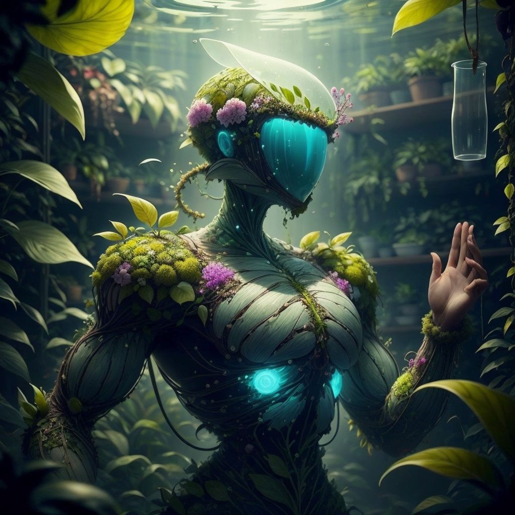 biophylltech,  glass,  fully-organic by Navimixu on Tensor.Art