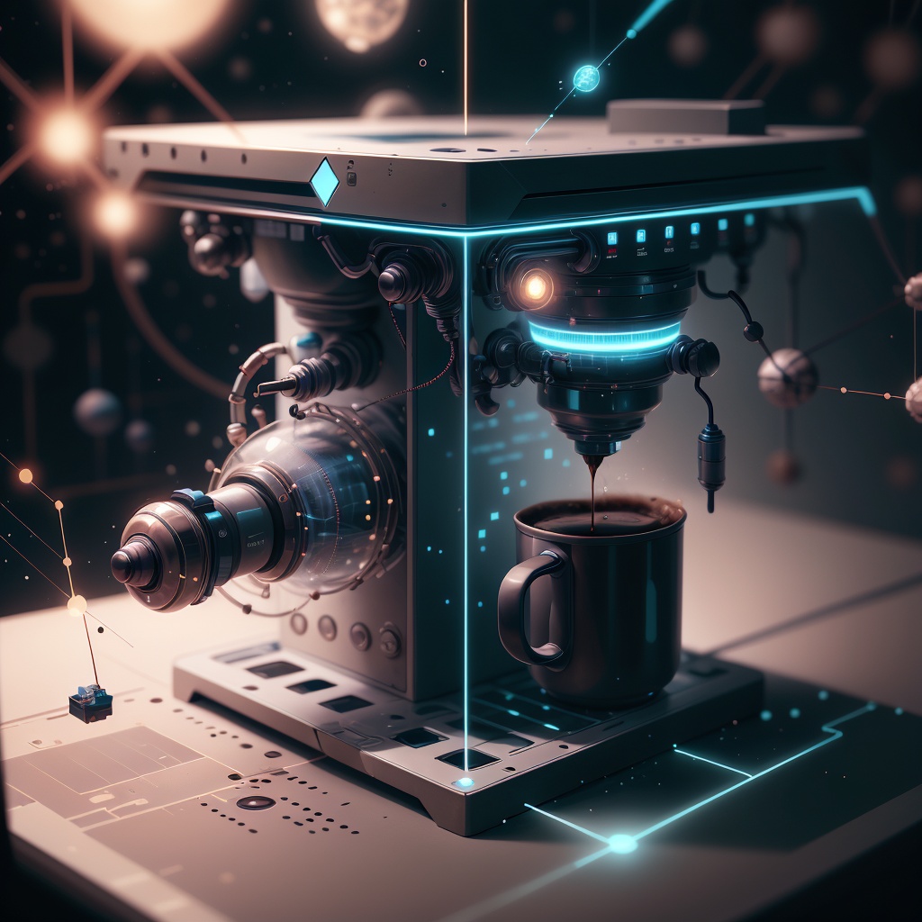 nodestech,  data-space ,  coffee machine by Navimixu on Tensor.Art