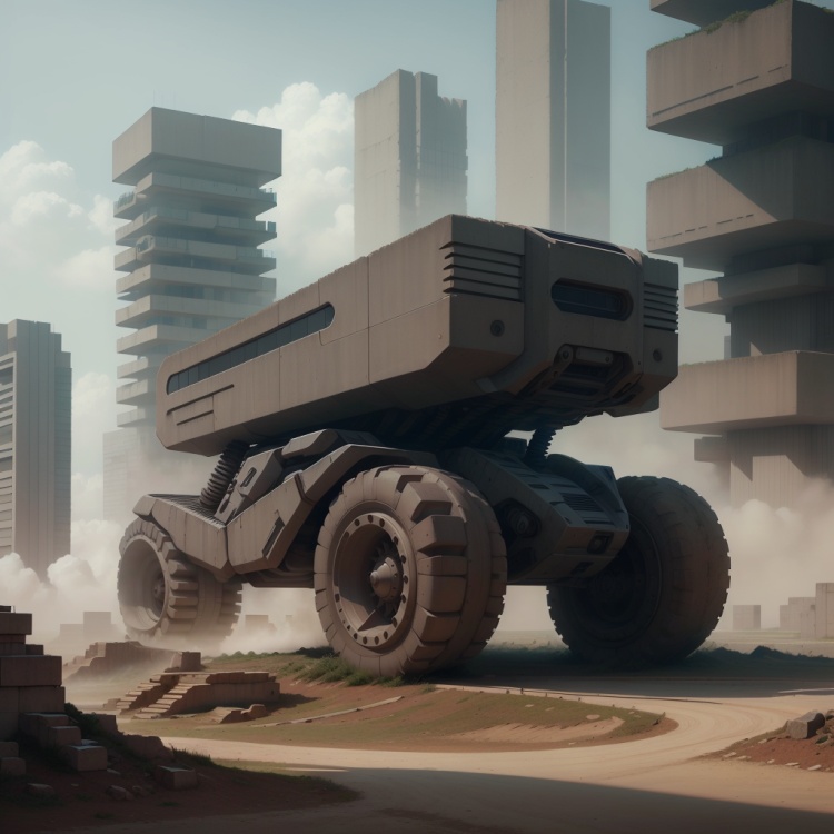 Brutalist tech - World Morph by Navimixu on Tensor.Art