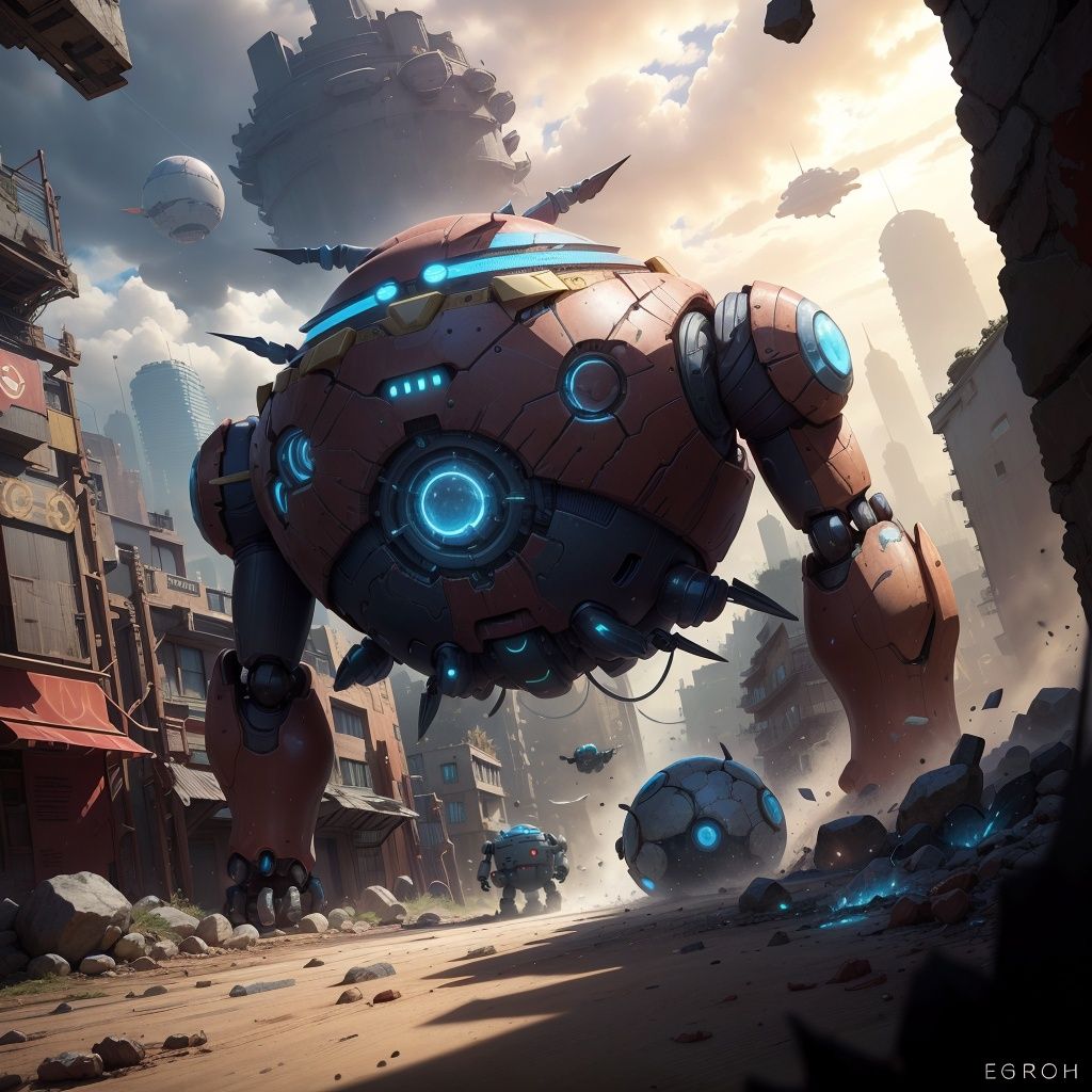 eggmantech,  scifi,  robot by Navimixu on Tensor.Art