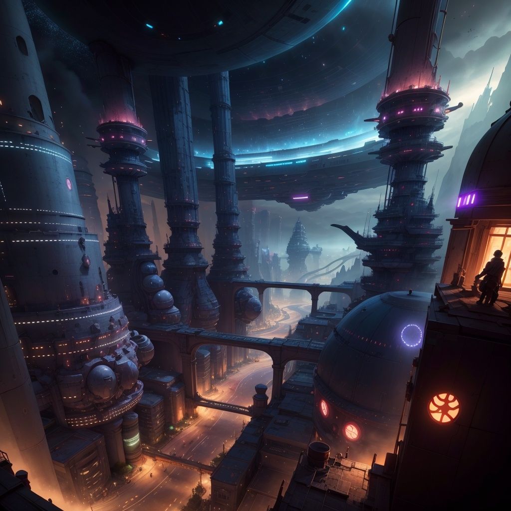 eggmantech,  scifi city by Navimixu on Tensor.Art