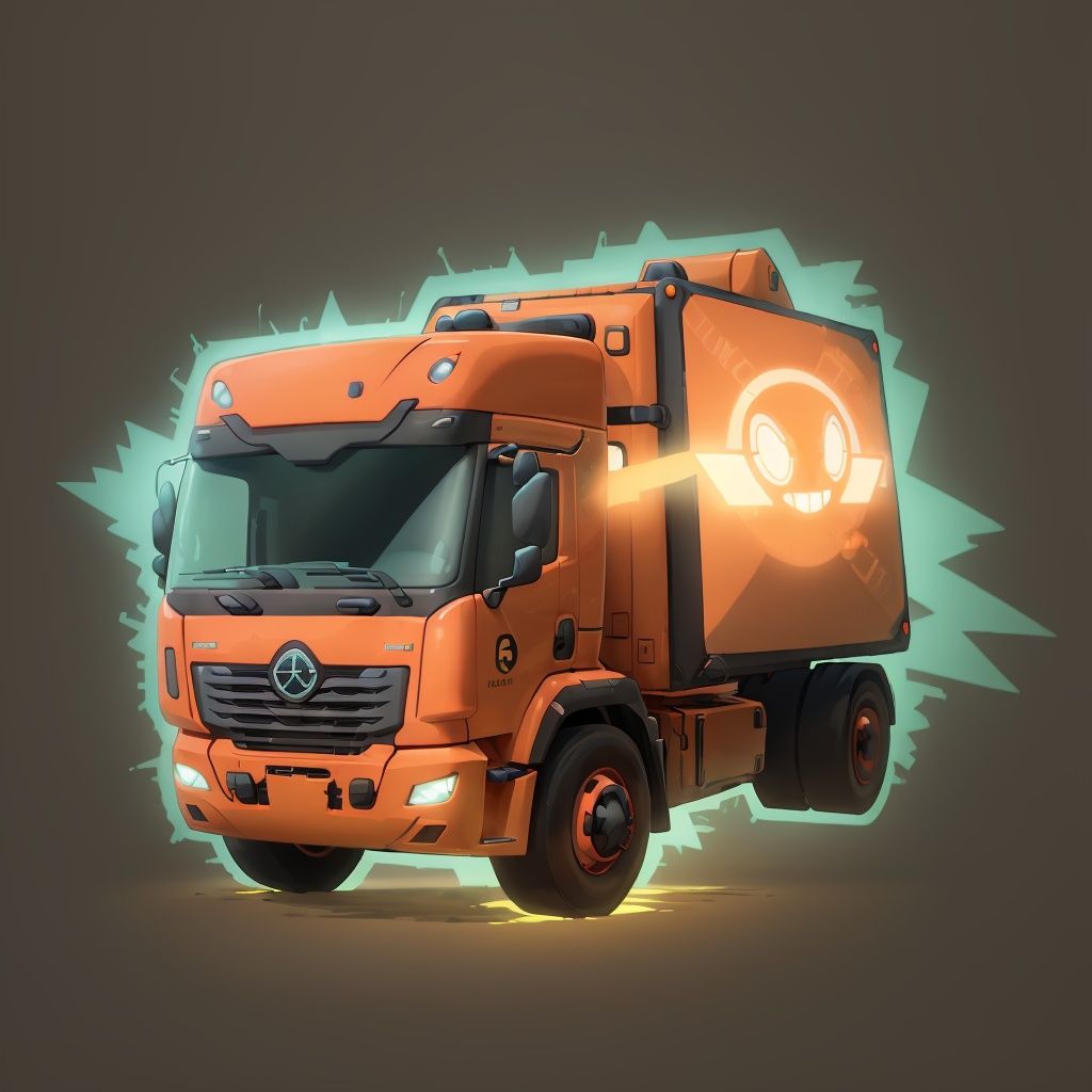 rototech,  hologram aura ,  truck by Navimixu on Tensor.Art